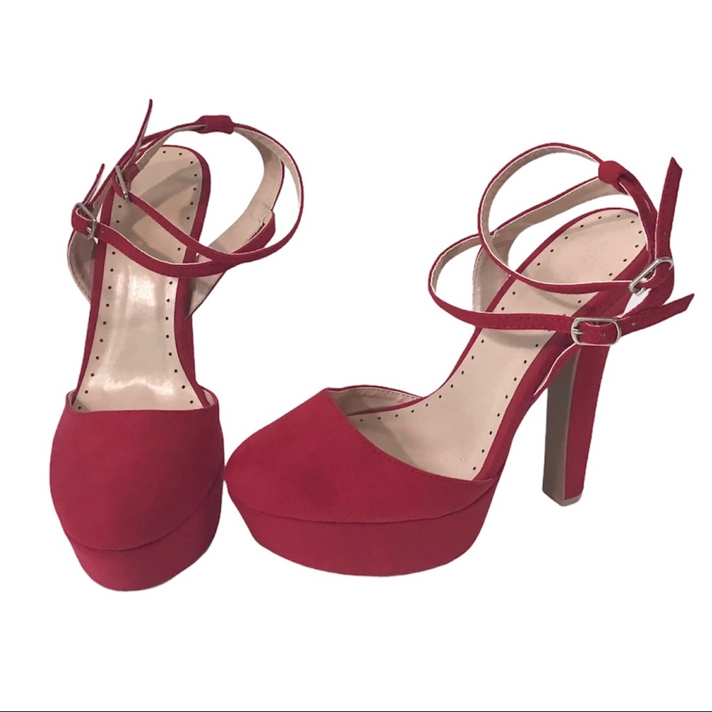 Charlotte Russe Platform Heels Red